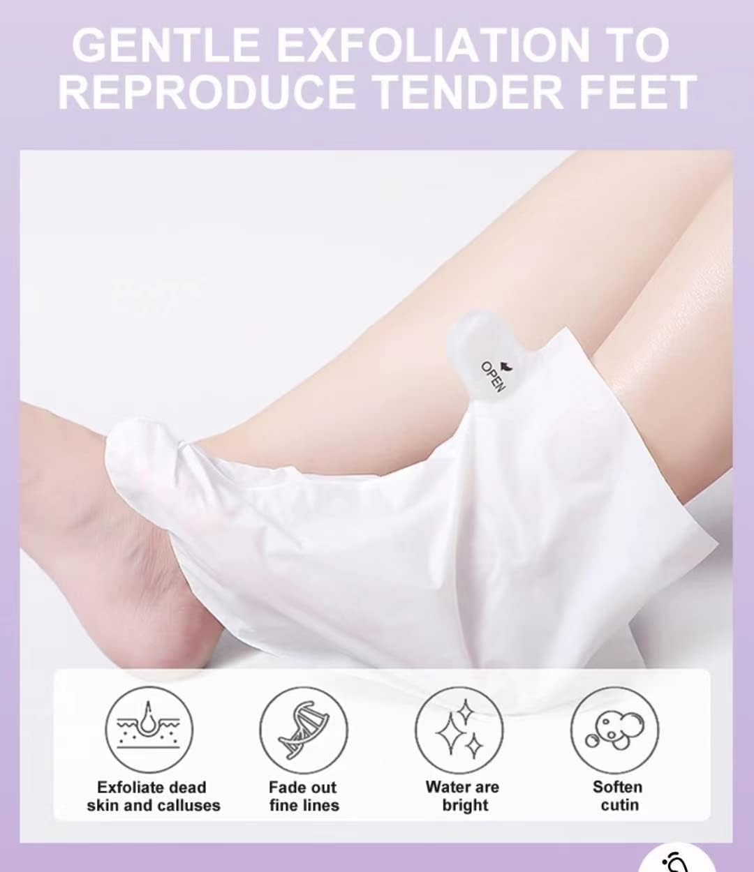 Lavender Exfoliating Foot Mask