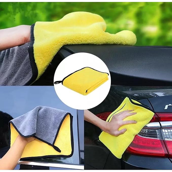 3 pcs 40*40 Premium Microfiber Cleaning Cloth