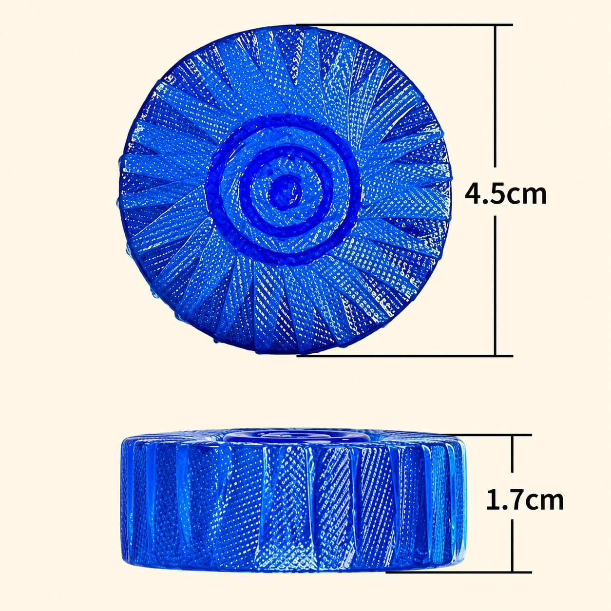Automatic Toilet Bowl Cleaner Tablets | Long-Lasting Blue Toilet Cleaning Block for Stain, Odor & Germ Protection Pack Of 10