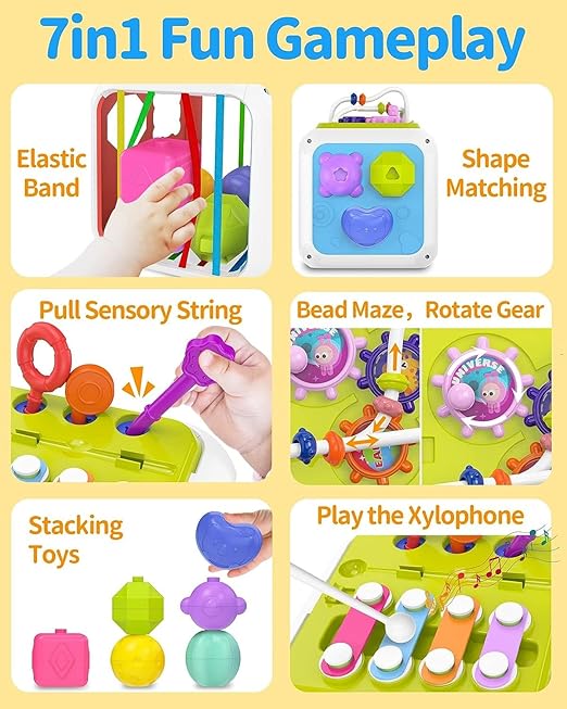 7 IN 1 ACTIVITY CUBE