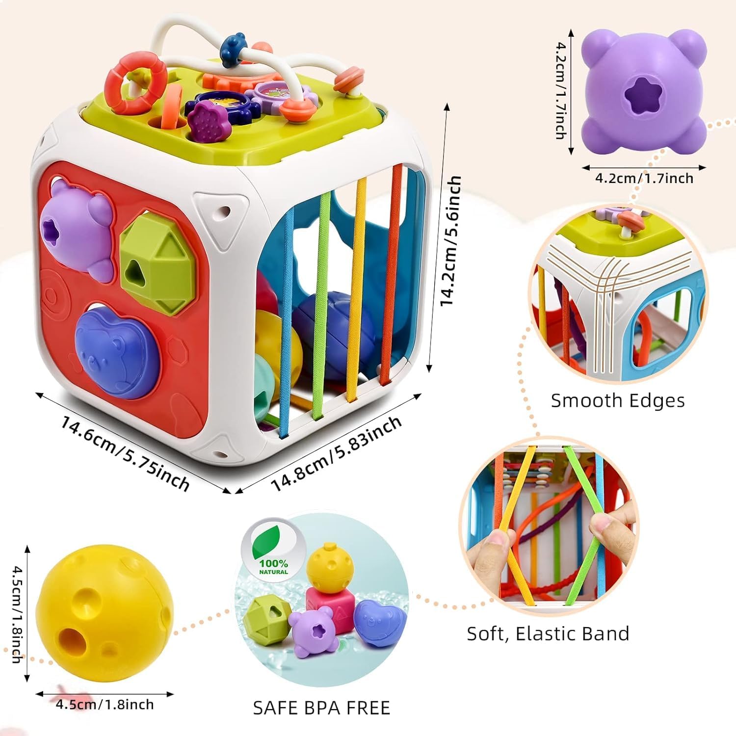 7 IN 1 ACTIVITY CUBE